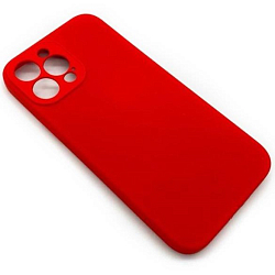 Силиконовый чехол SILICONE CASE для iPhone 12 Pro Max (полная защита) (014) красный с лого