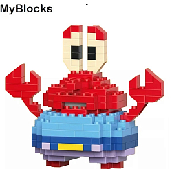 Фигурка-конструктор MyBlocks "Мистер Крабс" 7244A