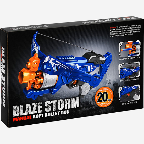 Бластер "Blaze Storm" с мягкими пулями УТМ01501742