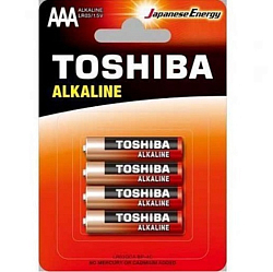 Элемент питания TOSHIBA LR03 Red BL-4 (4/48/192)