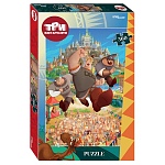 Пазл Step Puzzle 360 "Три богатыря и Пуп Земли" (Мельница)