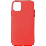 Cиликоновый чехол CTR для iPhone 11 Pro плотный матовый (серия Colors) (ярко-красный)