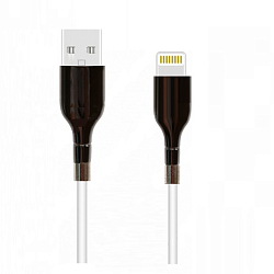 Кабель USB <--> Lightning  1.0м FAISON U91 Together, белый/чёрный (мятая упаковка)