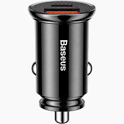Авто ЗУ 1USB/1Type-C BASEUS CCALL-YS01 черный