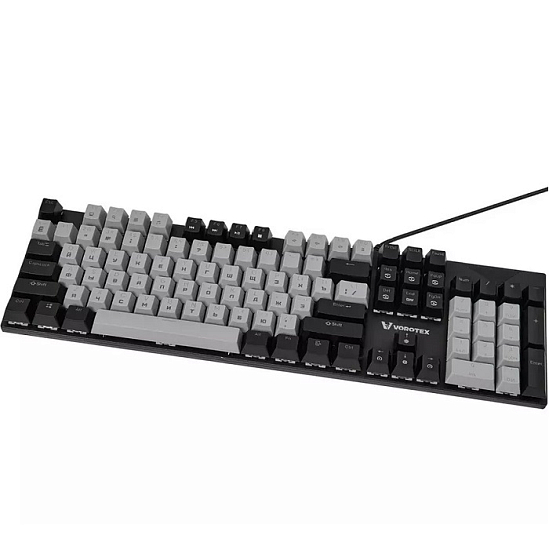 Клавиатура VOROTEX K104S Red Switch, Серый,чёрный