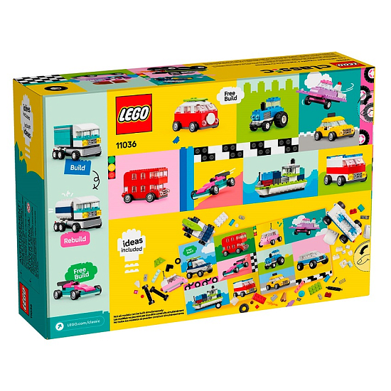 Конструктор LEGO Classic 11036 Креативные автомобили