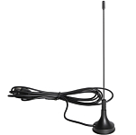 Антенна комнатная ЭФИР SE-620 ДМВ пассивная 17см, кабель 2м, с магнит. основанием