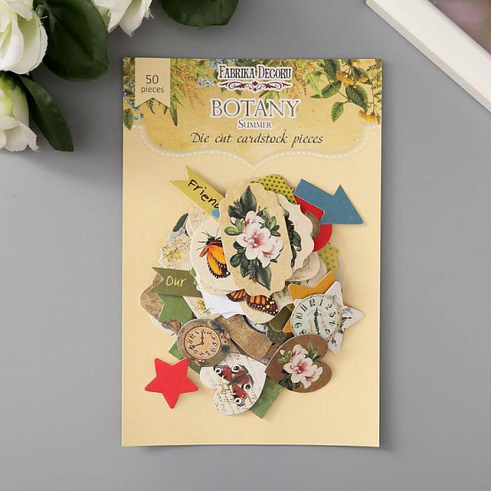 Набор высечек "Botany summer" 50 шт 5490682