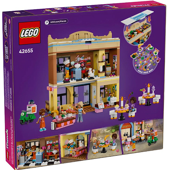 Конструктор LEGO Friends 42655 Restaurant and Cooking School