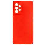 Задняя накладка PERO Soft Touch для Samsung Galaxy A73 красный