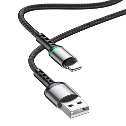 Кабель USB <--> Lightning  1.0м BOROFONE BU33 черный