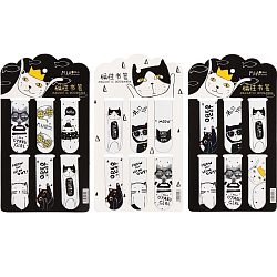 Набор магнитных закладок для книг Calligrata 6 штук, "Кошки", МИКС