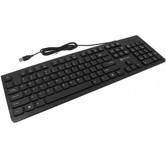 Клавиатура OKLICK 505M черный USB slim