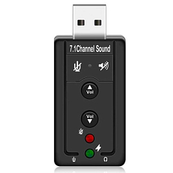 Внешняя звуковая карта Vaorlo USB 7.1