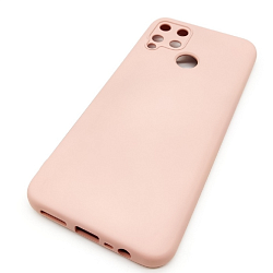 Силиконовый чехол NANO для Realme C15 (Розовый песок)