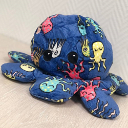 Мягкая игрушка Осьминоги-вывернушки 30см