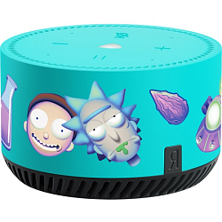 Умная колонка Яндекс. Станция Лайт Мята Rainbo "Рик и Морти"