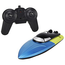 Катер р/у Mioshi Tech "Спрут-30" (30 см, 4 кан., аккум., голубо-желтый)