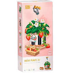 Конструктор LOZ 1284_MK Клубничный куст в горшке
