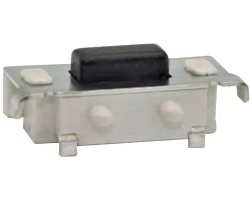 Кнопка тактовая для брелока 6х3,0х3,5 IT-1188E 4pin высота штока 1мм угловая SMD