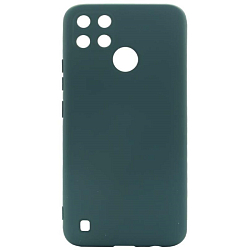 Силиконовый чехол SILICONE CASE для Realme C21y хаки
