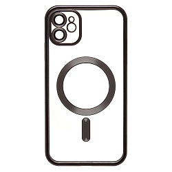 Задняя накладка SM027 SafeMag для iPhone 11 (black) (232390)