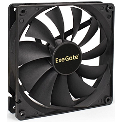 Вентилятор EXEGATE EX14025S3P, 140x140x25 мм, подшипник скольжения, 3pin, 900RPM, 24dBA