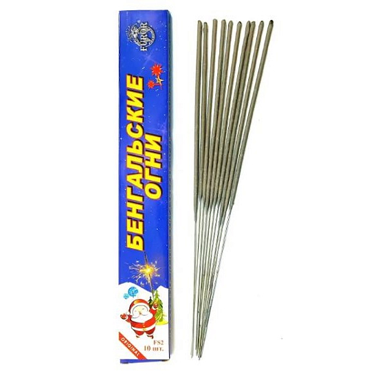 Бенгальские огни, 17 см, 10 штук, TRFB1