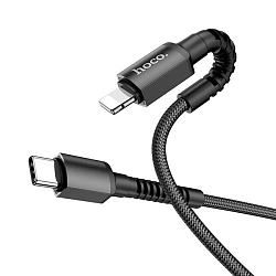 Кабель Lightning <--> Type-C  1.0м HOCO X71 Especial, чёрный