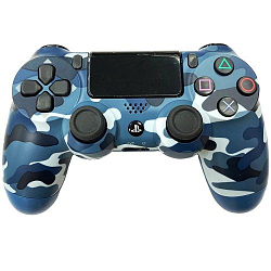 Геймпад БП для SONY PS4 Dual Shock Camouflage Blue (не оригинал)