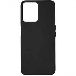 Задняя накладка ZIBELINO Soft Matte для Realme C35 4G (черный) с микрофиброй