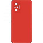 Задняя накладка Silicone Case Soft Matte для Xiaomi Redmi Note 10 Pro красный