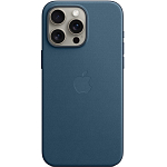 Чехол APPLE FineWoven Case для iPhone 15 Pro Max с MagSafe Pacific Blue (MT4Y3ZM/A)