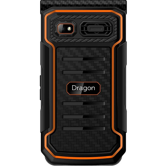 Телефон BQ 2822 Dragon Black+Orange