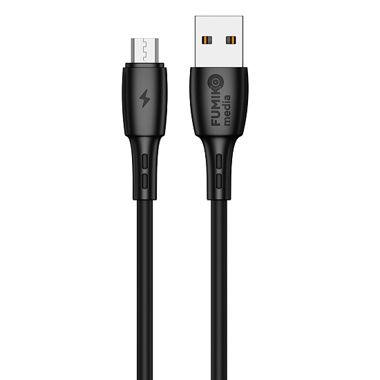 Кабель USB <--> microUSB  1.0м FUMIKO CA02 черный