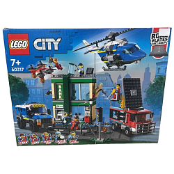 Конструктор LEGO City 60317 Полицейская погоня в банке (Уценка)