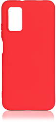 Силиконовый чехол DF для Xiaomi Redmi 9T DF xiOriginal-17 (red) с микрофиброй