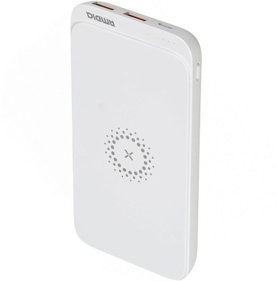 Внешний АКБ DIGMA DGPQ10E (10000mAh) белый (DGPQ10E20PWT)