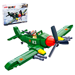 Конструктор SLUBAN Армия «Боевой самолёт», 170 деталей