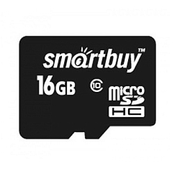 Micro SD 16Gb Smart Buy Class 10 UHS-1 без адаптера (SB16GBSDCL10-00)