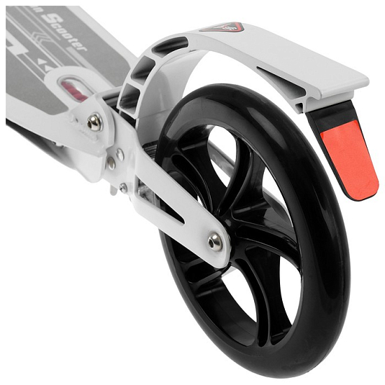 Самокат SCOOTER, амортизатор, ABEC 5, цвет белый