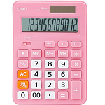 Калькулятор DELI EM210FPINK розовый 12-разр.