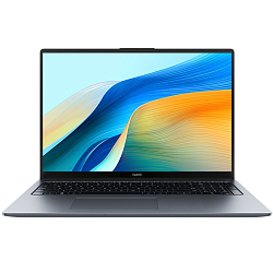 Ноутбук 16" HUAWEI MateBook D16 MCLF-X (Core i5-12450H/ 16GB/ SSD 512GB / DOS), серый