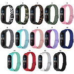Нейлоновый ремешок ISA для Mi Band 3/4/5/6 Nylon #4318 бледно-Розовый