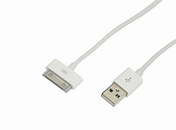 Кабель USB <--> iPhone 4  0.8м MS02 белый (в техпаке)