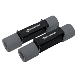 Гантели SCHILDKROT, 2 х 1 кг для фитнеса с фиксатором