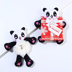 Резинка для волос «Для самой милой», панда, 1 шт, d = 7,5 см.