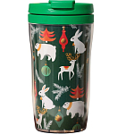 Термостакан со вставкой новогодний Сима-ленд «Новогодние животные», 250 мл