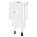 Сетевое ЗУ 1USB 2.1A HOCO C106A Leisure, Type-C, белый