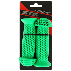 Грипсы 100мм, STG GR112, цвет зеленый   3376828